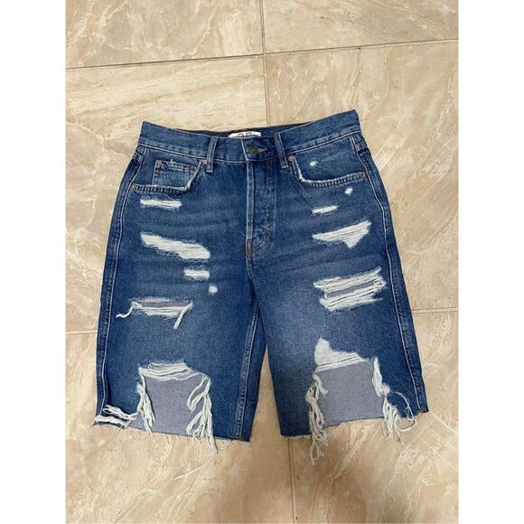 Free People We The Free Big Sur Coast Boyfriend Shorts Size 25 - Picture 5 of 9